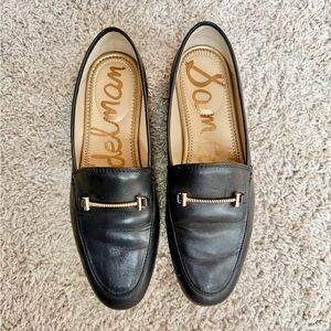 Sam Edelman Black Leather Loafers